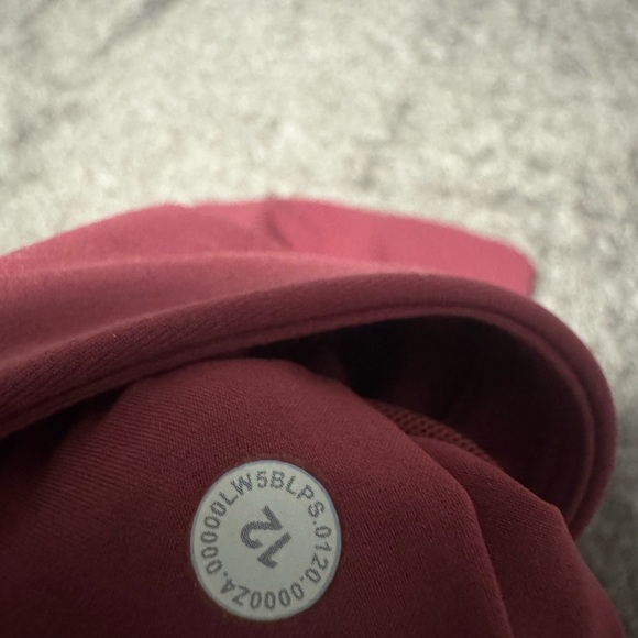 Lululemon Athletica Maroon Pants - Picture 4 of 4